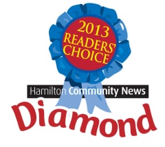Hamilton Community News Readers Choice Diamond Award 2013 Carpet and Upholstery Cleaning