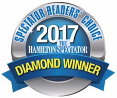 Hamilton Spectator Readers Choice Diamond Award 2017 Carpet and Upholstery Cleaning